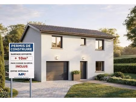 terrain avec maison neuve à vendre