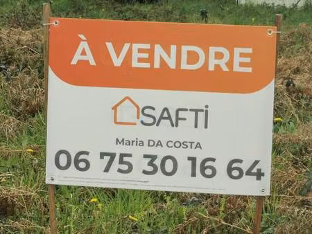 terrain constructible viabilisé à vendre