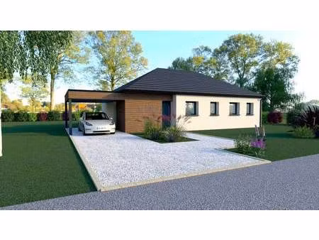 terrain avec maison neuve à vendre