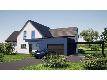terrain avec maison neuve à vendre