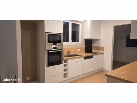 appartement t3 de 85 m² entièrement rénové – jardin  terrasse et balcon – cholet la marne