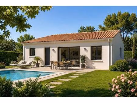 terrain avec maison neuve à vendre
