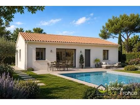 terrain avec maison neuve à vendre