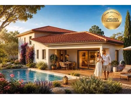 terrain avec maison neuve à vendre