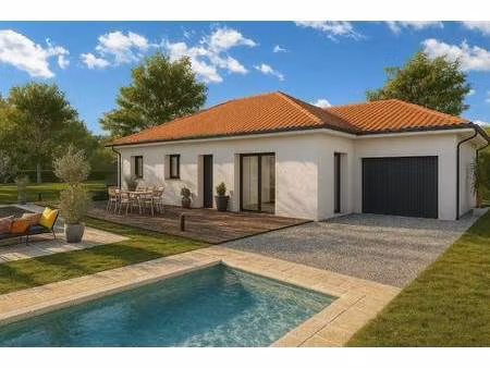 terrain avec maison neuve à vendre