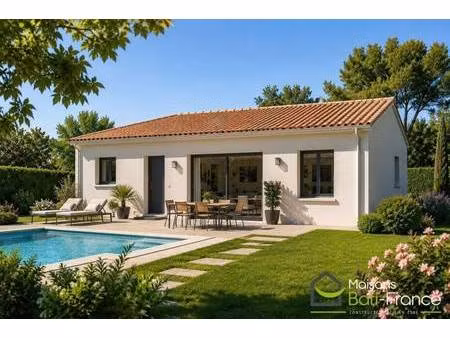 terrain avec maison neuve à vendre