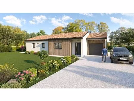 terrain avec maison neuve à vendre