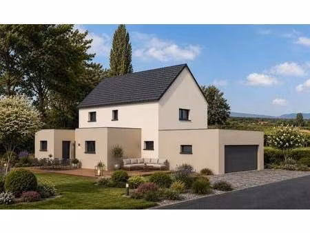 terrain avec maison neuve à vendre
