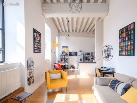 appartement t2 de 56 m² avec parking sécurisé – vieux lille – immeuble de standing