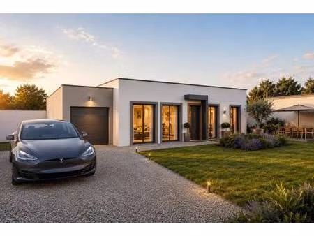 terrain avec maison neuve à vendre