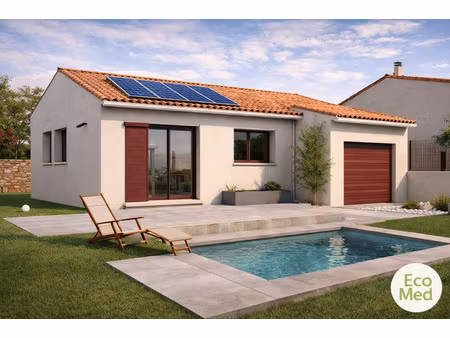 terrain avec maison neuve à vendre