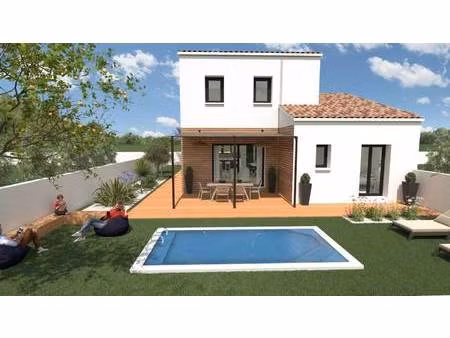 terrain avec maison neuve à vendre