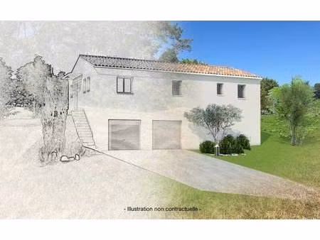 terrain avec maison neuve à vendre