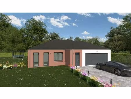 terrain avec maison neuve à vendre