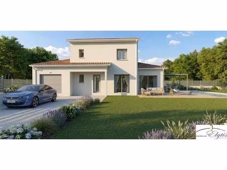 terrain avec maison neuve à vendre