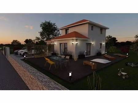 terrain avec maison neuve à vendre