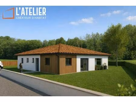 terrain avec maison neuve à vendre