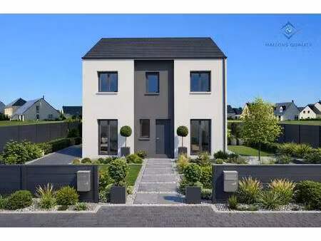terrain avec maison neuve à vendre