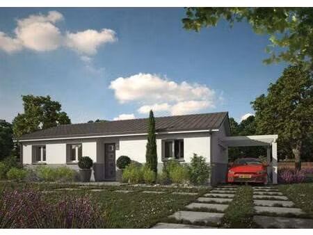 terrain avec maison neuve à vendre