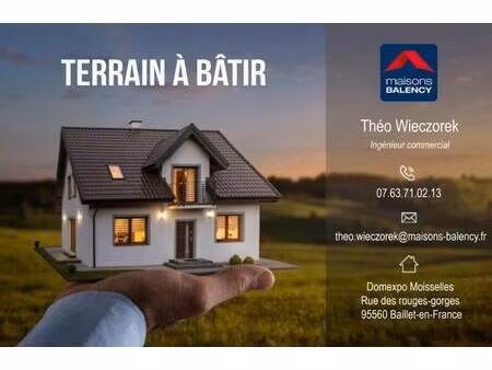 terrain constructible à vendre
