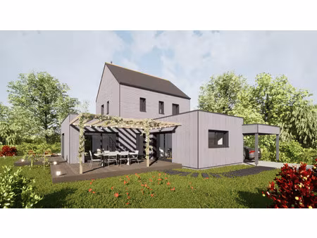terrain avec maison neuve à vendre