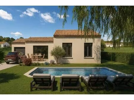terrain avec maison neuve à vendre
