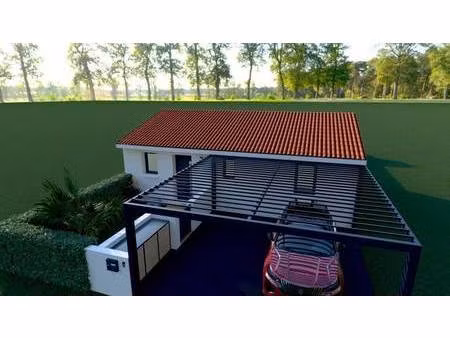terrain avec maison neuve à vendre