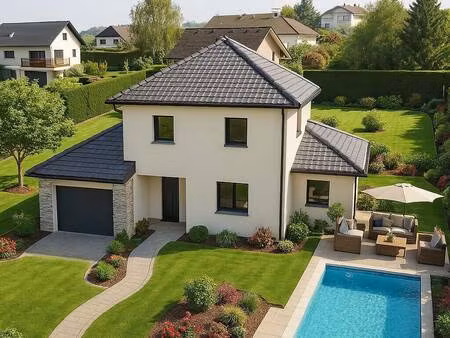 terrain avec maison neuve à vendre