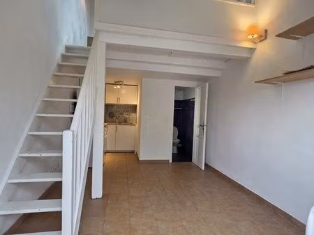 studio meublé 30m² (20m² + 10m² mezzanine) + terrasse & parking - nice crémat