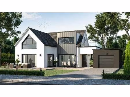 terrain avec maison neuve à vendre