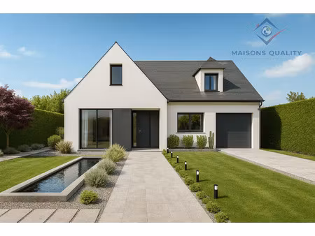 terrain avec maison neuve à vendre
