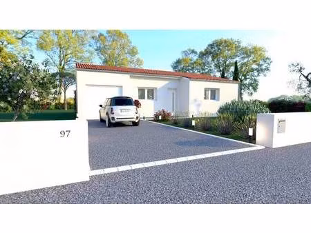 terrain avec maison neuve à vendre