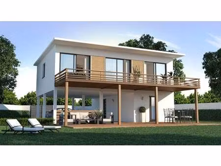 terrain avec maison neuve à vendre