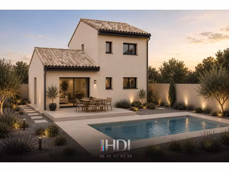 terrain avec maison neuve à vendre