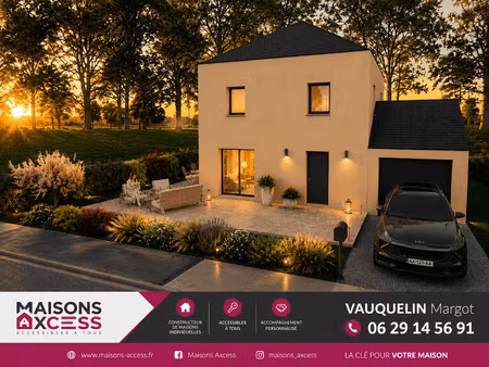 terrain avec maison neuve à vendre
