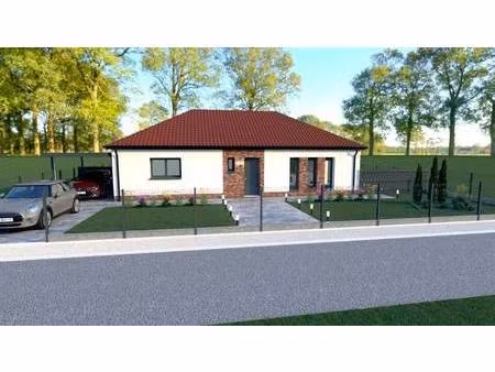 terrain avec maison neuve à vendre