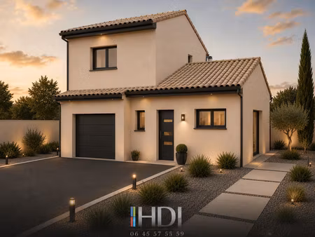 terrain avec maison neuve à vendre