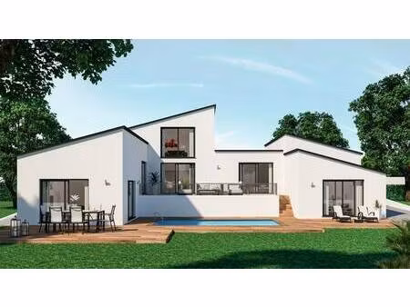 terrain avec maison neuve à vendre
