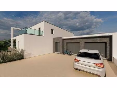 terrain avec maison neuve à vendre