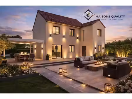 terrain avec maison neuve à vendre
