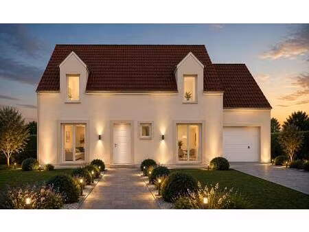 terrain avec maison neuve à vendre