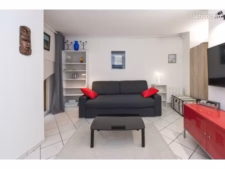 studio meublé 27 m² calme bien équipé paris 04