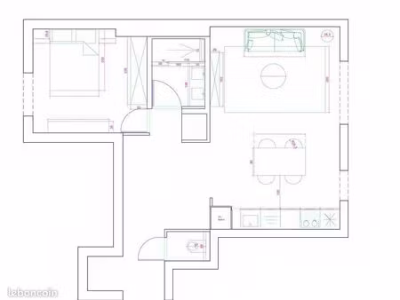 appartement 2 pièces 49 m²
