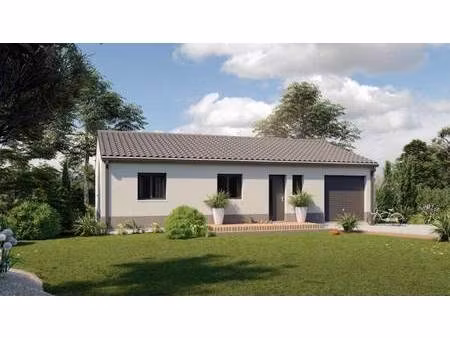 terrain avec maison neuve à vendre