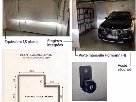 a vendre parking-box paris 18