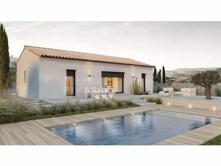 terrain avec maison neuve à vendre