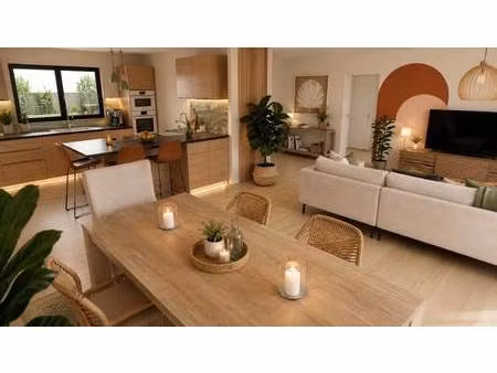 terrain avec maison neuve à vendre