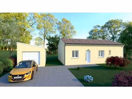 terrain avec maison neuve à vendre