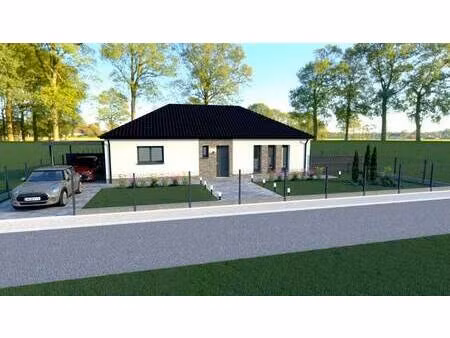 terrain avec maison neuve à vendre