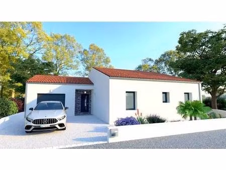 terrain avec maison neuve à vendre